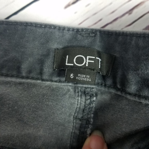 LOFT WOMEN PANT SiZE 6 BLACK COLOR - Picture 8 of 8